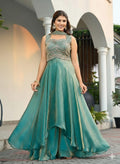 Mornee Paithani Style Anarkali Dress