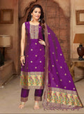 Premium Paithani Style Salwar Suit Set with Dupatta – Elegant Traditional Ethnic Wear for Women
