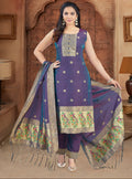 Premium Paithani Style Salwar Suit Set with Dupatta – Elegant Traditional Ethnic Wear for Women