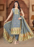 Premium Paithani Style Salwar Suit Set with Dupatta – Elegant Traditional Ethnic Wear for Women